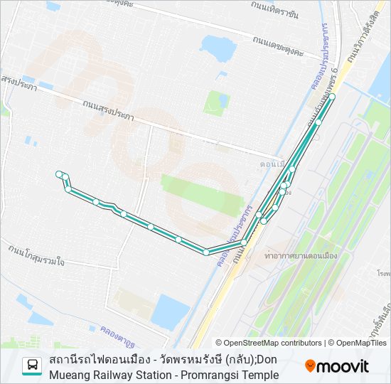 1085 bus Line Map