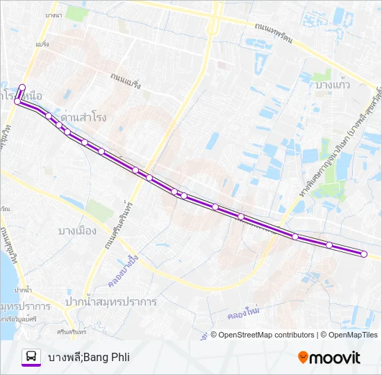 1086 Bus Line Map