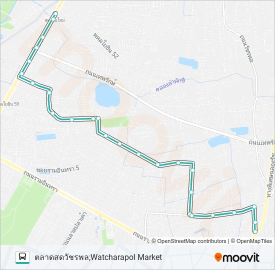 1096 bus Line Map