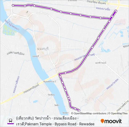 1102 Bus Line Map