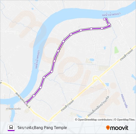 1107 รถบัส แผนที่สายรถ
