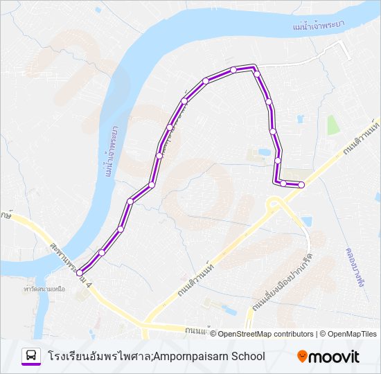 1107 bus Line Map