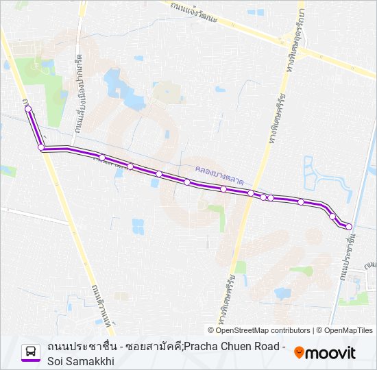 1110 bus Line Map