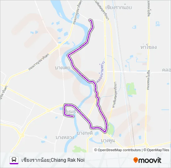 1111 Bus Line Map