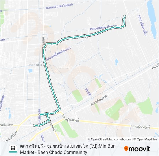 1121 bus Line Map