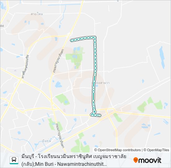 1123 bus Line Map