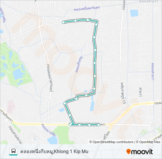 1125 bus Line Map