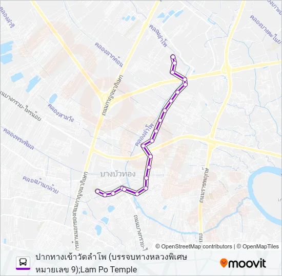 1132 Bus Line Map
