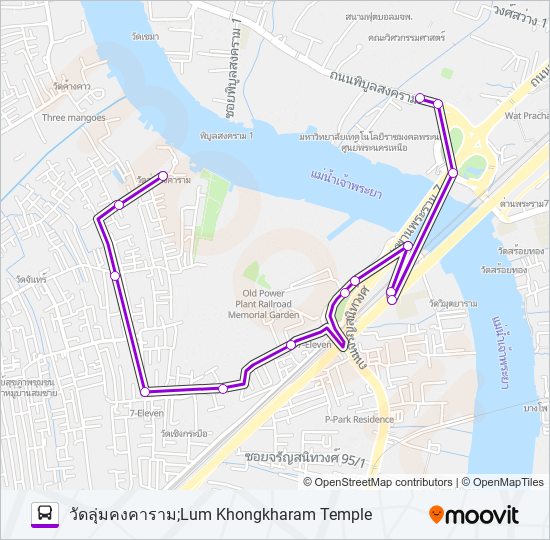 1133 bus Line Map