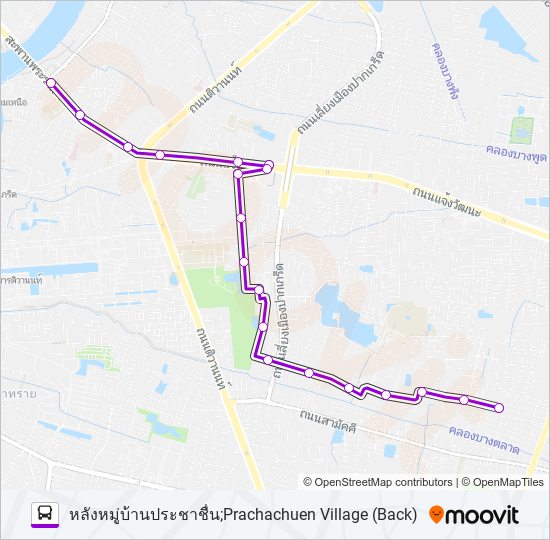 1134 รถบัส แผนที่สายรถ