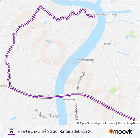 1135 Bus Line Map