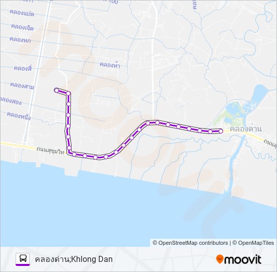 1140 รถบัส แผนที่สายรถ