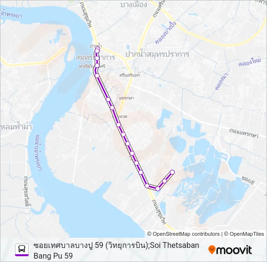 1140 Bus Line Map