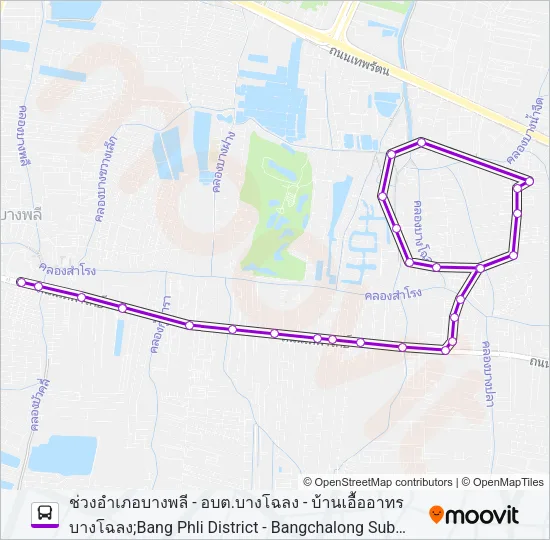 1142 Bus Line Map