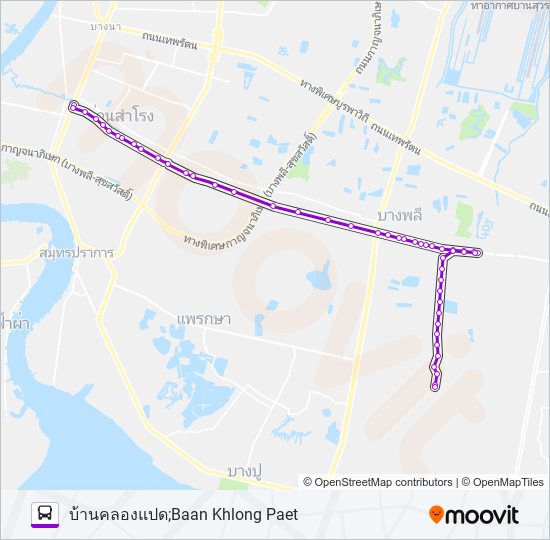 1142 bus Line Map