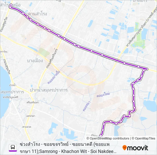 1142 Bus Line Map