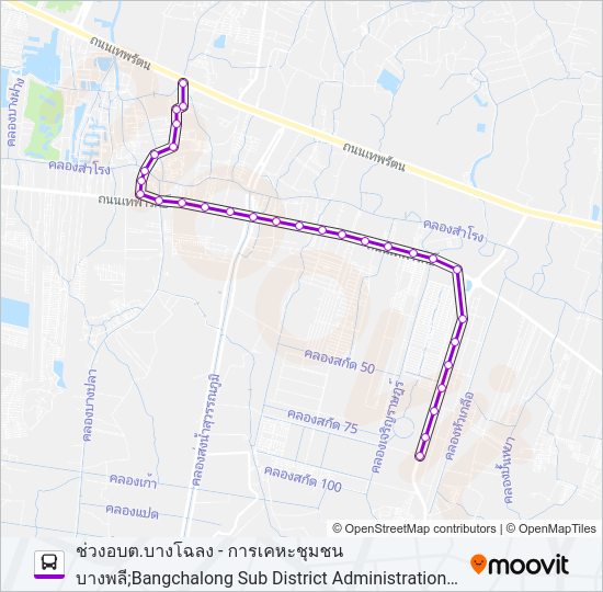 1142 รถบัส แผนที่สายรถ