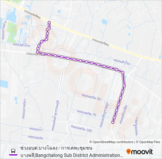 1142 Bus Line Map