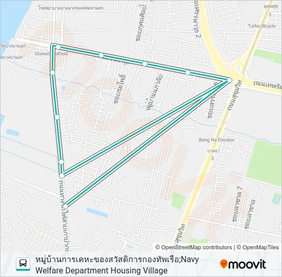 1143 Bus Line Map