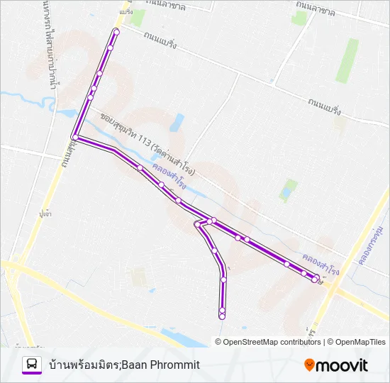 1145 Bus Line Map