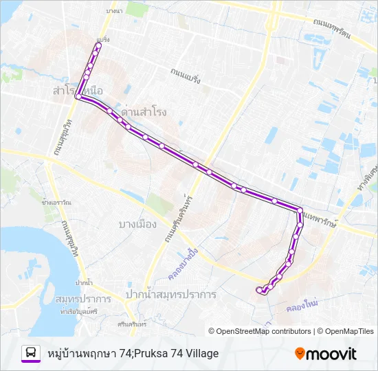 1145 Bus Line Map