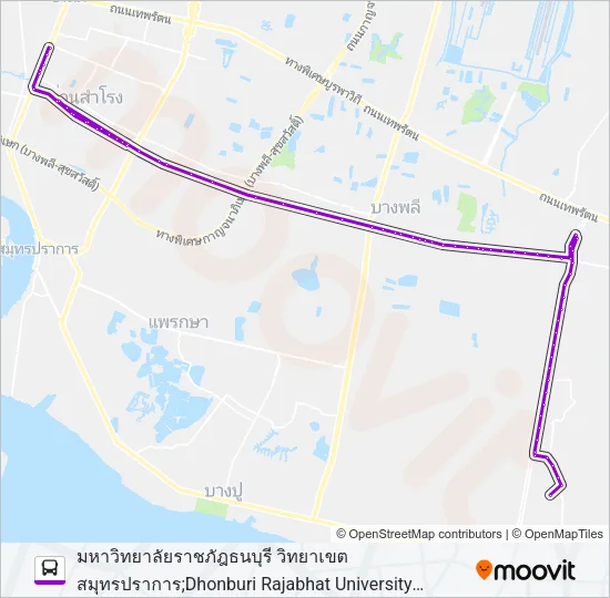 1145 Bus Line Map