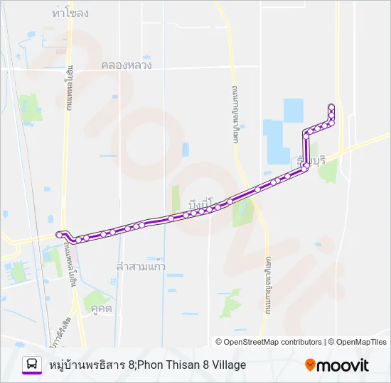 1156 Bus Line Map