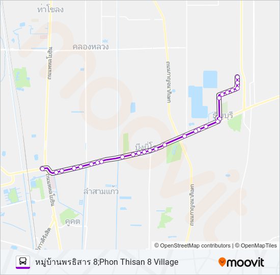 1156 รถบัส แผนที่สายรถ