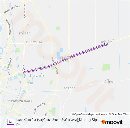 1156 Bus Line Map