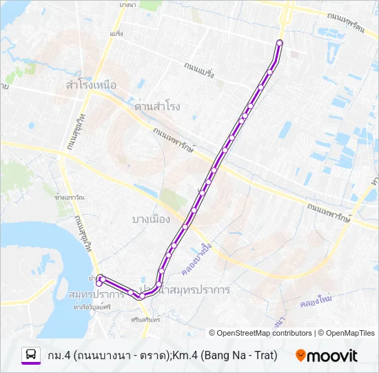 1196 Bus Line Map