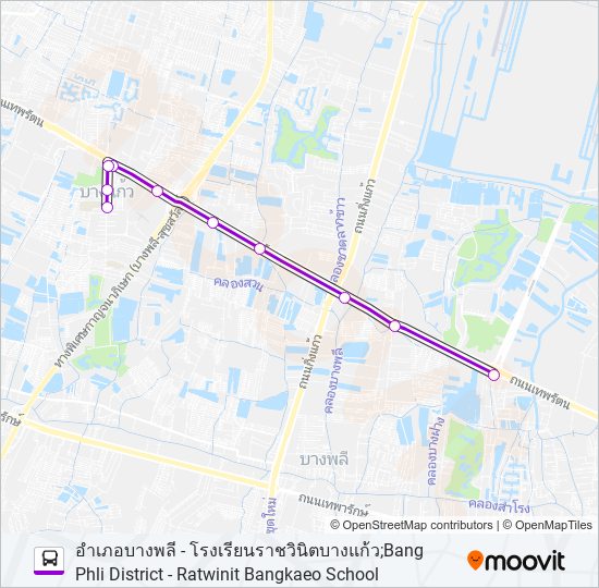 1197 bus Line Map