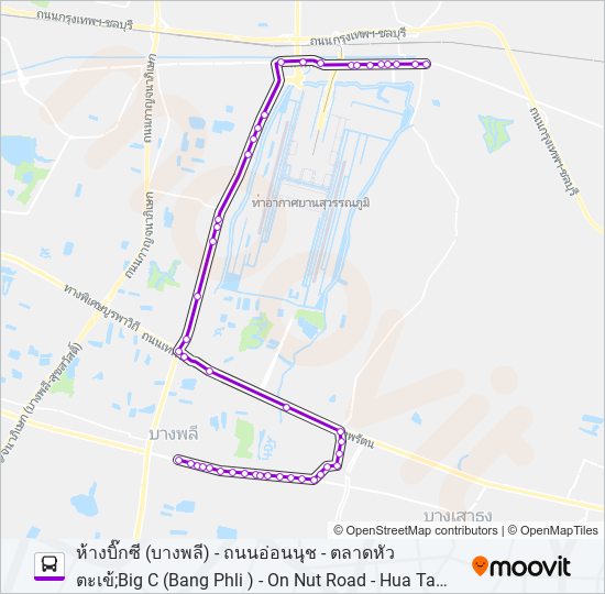 1197 bus Line Map