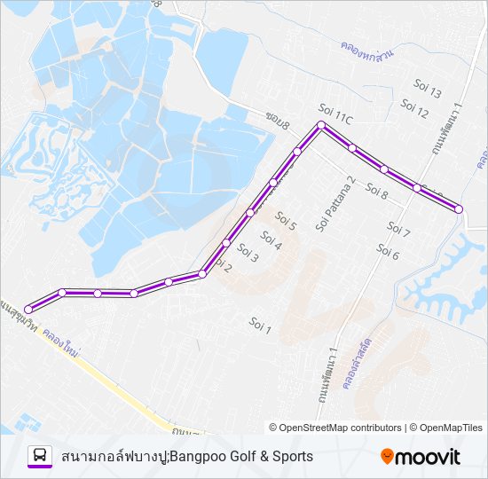 1207 bus Line Map