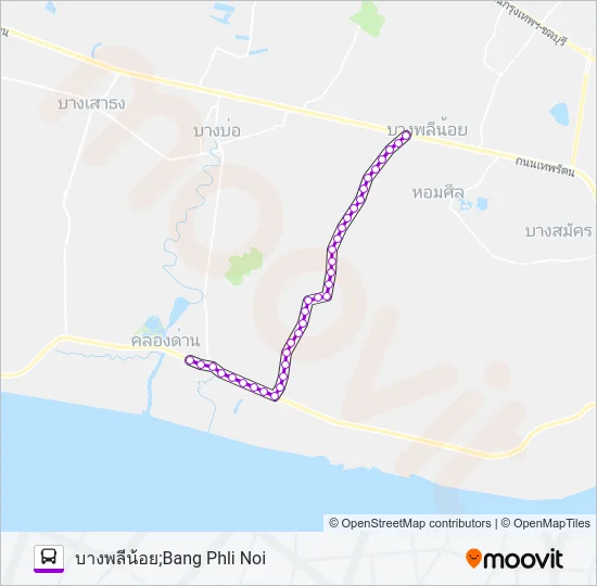 1208 Bus Line Map