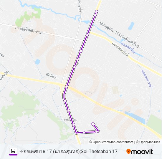 1209 bus Line Map