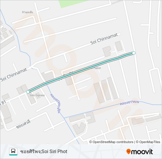 1212 bus Line Map