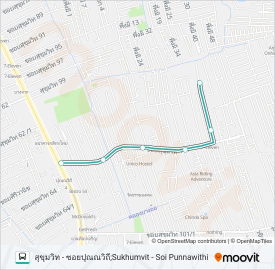1214 รถบัส แผนที่สายรถ