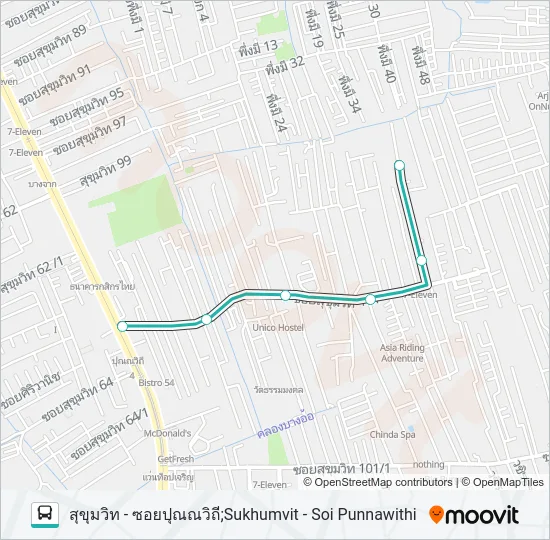 1214 Bus Line Map