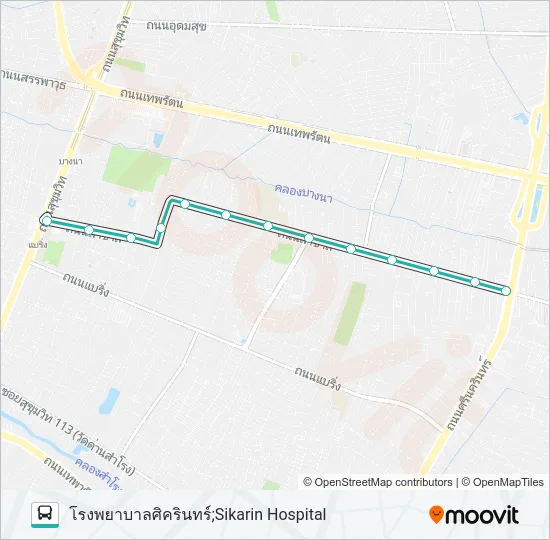1216 Bus Line Map