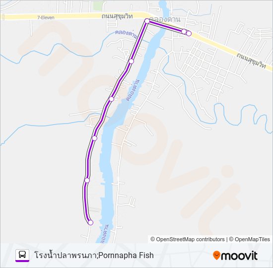 1223 bus Line Map