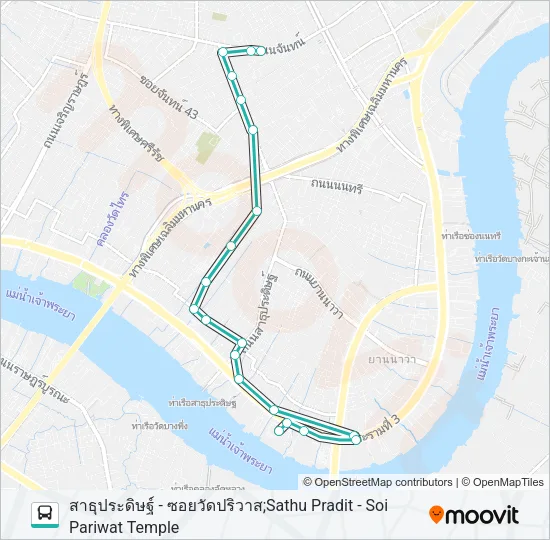 1261 Bus Line Map