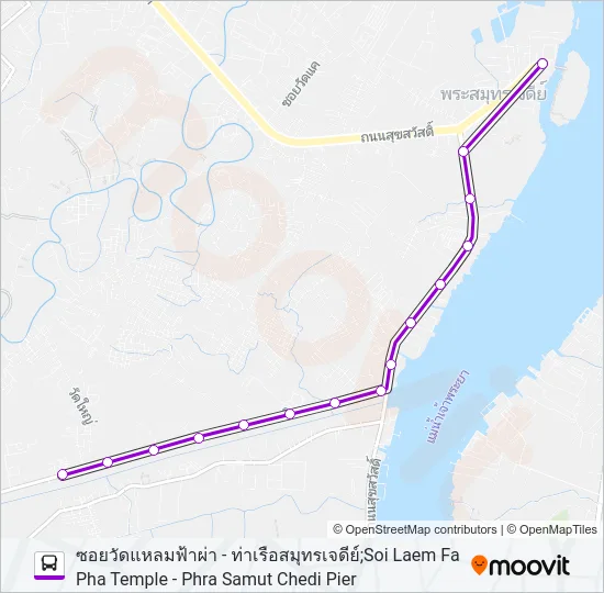 1267 Bus Line Map