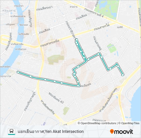 1272 รถบัส แผนที่สายรถ