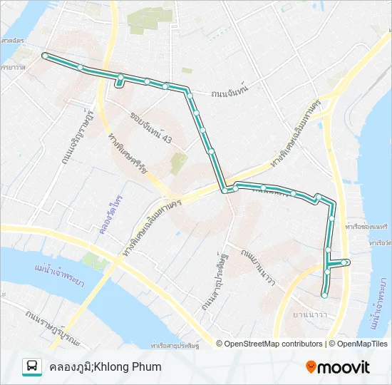 1273 Bus Line Map