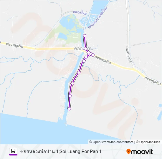 1277 Bus Line Map