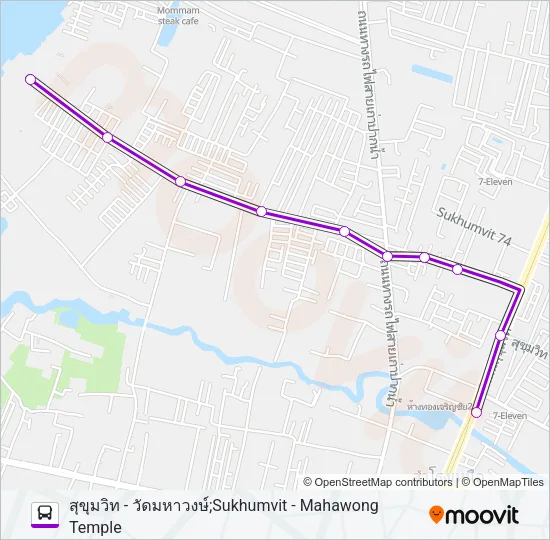 1280 Bus Line Map