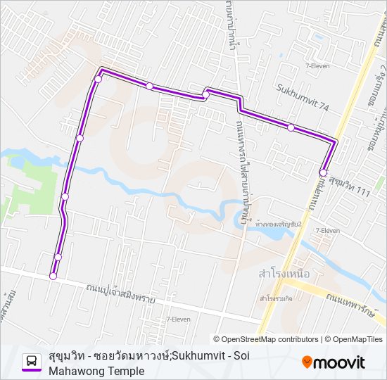 1281 bus Line Map