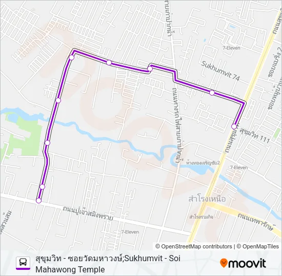 1281 Bus Line Map