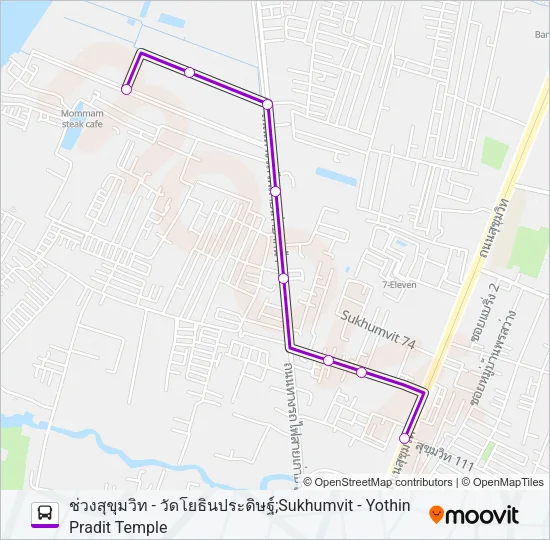 1281 Bus Line Map