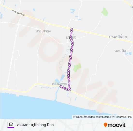 1285 Bus Line Map